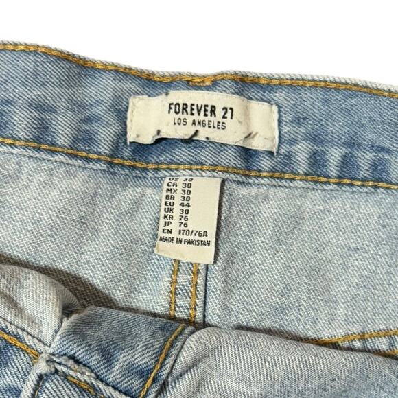 22. FOREVER 21 | Los Angeles Sz:30 Full Button Front Mini Skirt - Picture 6 of 9